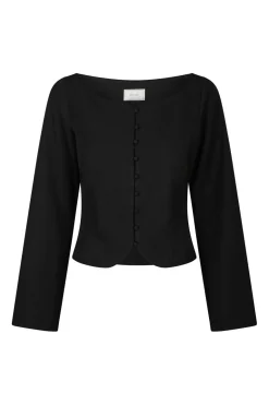 Salsa Structure Blouse 166610*Neo Noir
