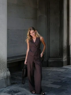 Neo Noir Samara Melange Waistcoat 165293< Veste