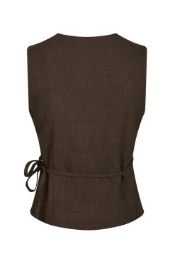 Neo Noir Samara Melange Waistcoat 165293< Veste