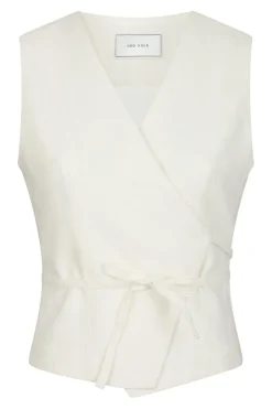 Neo Noir Samara Ramie Waistcoat 165105< Veste