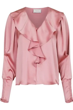 Sandie Sateen Blouse*Neo Noir Hot
