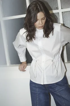 Co´Couture Sannacc Tie Waist Shirt 35893< Bluser & Skjorter|Ammevenligt Tøj