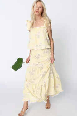 Cras Sansa Maxiskirt C443< Sæt 🛍️|Nederdele