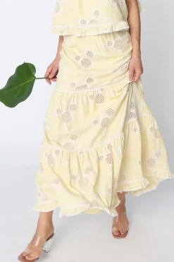 Cras Sansa Maxiskirt C443< Sæt 🛍️|Nederdele