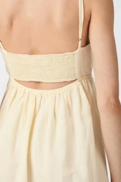 Neo Noir Savani Long Linen Dress 165480< Kjoler