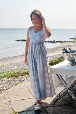 Neo Noir Savani Stripe Dress 165479< Kjoler