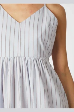 Neo Noir Savani Stripe Dress 165479< Kjoler