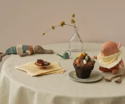 Serviet, Blomster*Maileg Hot