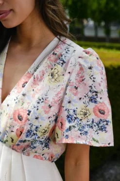 Shena Flower Print Dress 166451*Neo Noir New