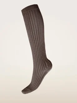 Wolford Shimmer Rib Knee-highs34427< Strømper & Strømpebukser