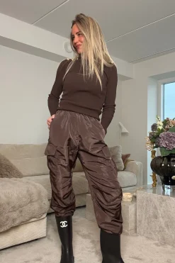 Valentin Studio Shine Cargo Pants 167593< Bukser, Jeans & Leggings