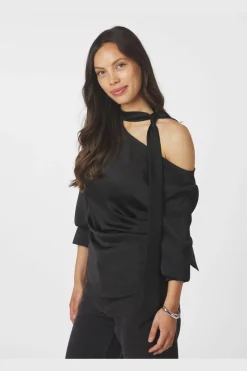 Neo Noir Shirli Heavy Sateen Blouse 166967< Bluser & Skjorter