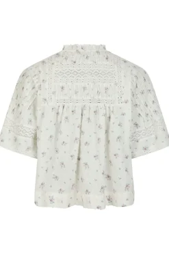 Neo Noir Siama Dobby Flower Blouse 165279< Bluser & Skjorter