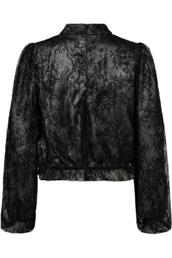 Co´Couture Similicc Lace Balloon Blouse 35636< Bluser & Skjorter