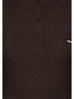 Slinky Knit Polo Dress 1154881667*Rotate Outlet