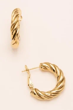 Mellow Moon Small Abby Hoop Earrings BM0614E0480< Øreringe
