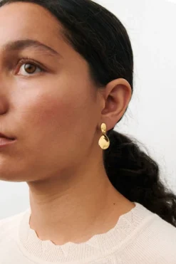 Pernille Corydon Jewellery Small La Pausa Earrings e-747-gp< Øreringe