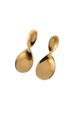 Pernille Corydon Jewellery Small La Pausa Earrings e-747-gp< Øreringe
