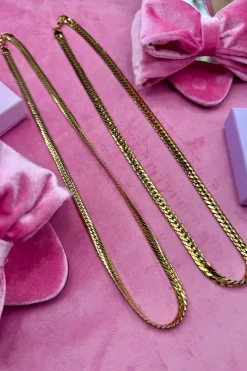 Mellow Moon Snake Mesh Necklace Colh Serpent< Halskæder