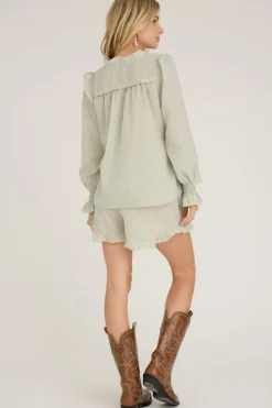 Sonja Frill Blouse*A-View New