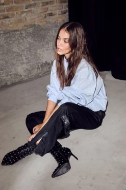 Haute L'Amitié Sophie Stripe Shirt HL10456< Bluser & Skjorter|Ammevenligt Tøj