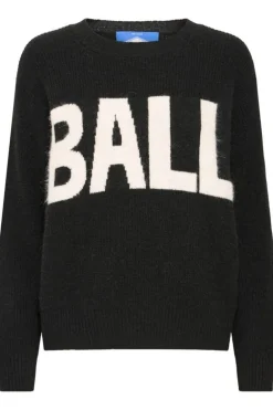 Ball Stacy Rib Logo Pullover 50405353< Bluser & Skjorter|Strik