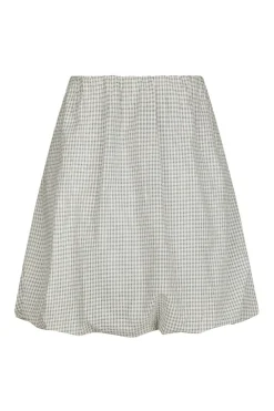 Stela Small Check Skirt 165421*Neo Noir