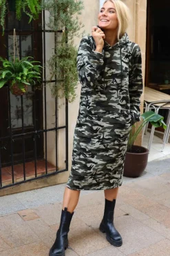 Liberte Sue-Long-Hoodie-Dress 22142< Kjoler