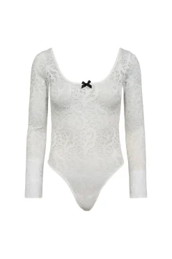 Haute L'Amitié Summer Lace Ls Body HL10107< Nattøj & Lingeri|Bluser & Skjorter