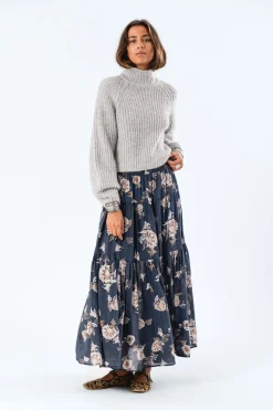 Lollys Laundry Sunsetll Maxi Skirt< Sæt 🛍️