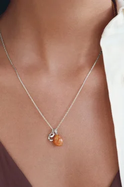 Sunstone Fire Pendant*Maanesten Discount