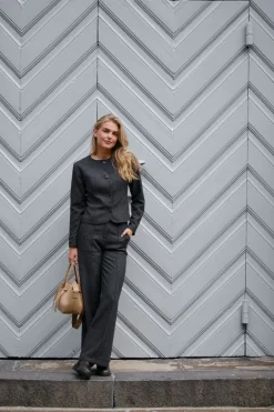 Neo Noir Sury Herringbone Pants 166366< Sæt 🛍️|Bukser, Jeans & Leggings