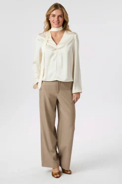 Susanna Heavy Sateen Blouse 165018*Neo Noir