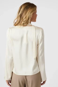 Susanna Heavy Sateen Blouse 165018*Neo Noir