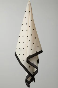 Tamma Big Dot Scarf 167851*Neo Noir Sale