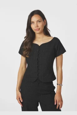 Tango Boucle Top 166929*Neo Noir Clearance