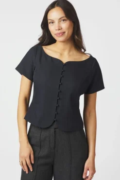 Neo Noir Tango Structure Top 165513< T-Shirts & Toppe|Ammevenligt Tøj