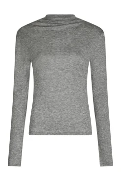 Neo Noir Teddu Fine Rib Blouse 167164< Bluser & Skjorter