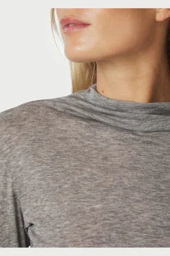 Neo Noir Teddu Fine Rib Blouse 167164< Bluser & Skjorter