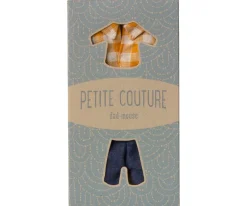 Ternet Gul Skjorte Og Bukser, Far Mus*Maileg New