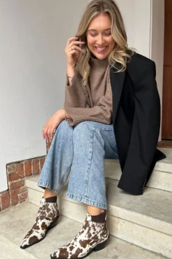 The Walking Boot Print CS8795*Copenhagen Shoes New