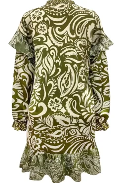 Tia-Ls-Frill Dress 22076*Liberte New