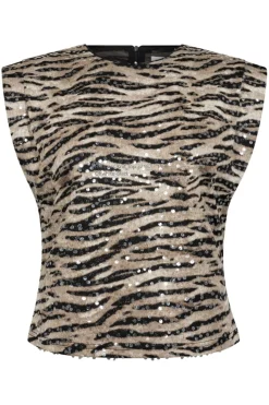 Co´Couture Tigercc Sequin Top 33132< T-Shirts & Toppe
