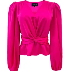 Tiki Ls Twist Blouse 22120*Liberte Clearance
