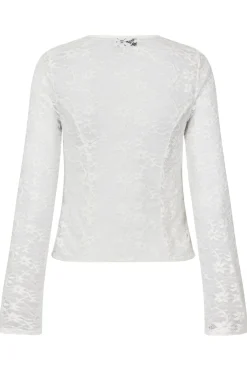 Modström Tildemd Ls Lace Top 5796< Sæt 🛍️|T-Shirts & Toppe