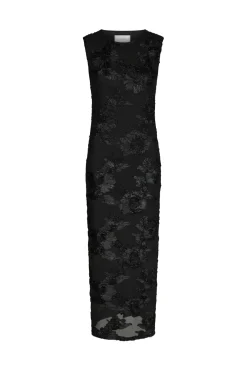 Tiranna Big Flower Mesh Dress 166824*Neo Noir