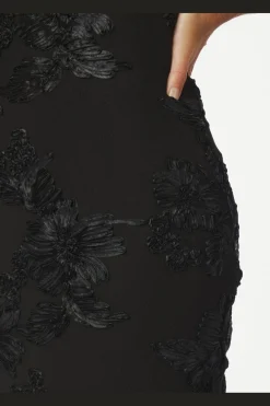 Tiranna Big Flower Mesh Dress 166824*Neo Noir