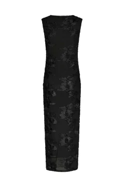 Tiranna Big Flower Mesh Dress 166824*Neo Noir