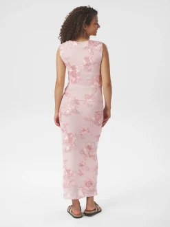 Tiranna Big Flower Mesh Dress 166824*Neo Noir Best