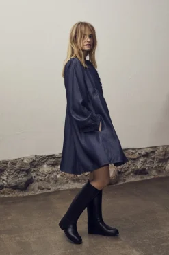 Co´Couture Tituscc Denim Dress 36300< Ammevenligt Tøj